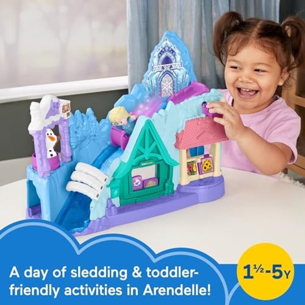 Disney Frozen Arendelle Sledding Adventures Little People Playset NWT - Picture 2 of 5